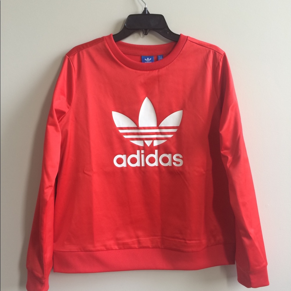 Brand new adidas 3 stripe crewneck